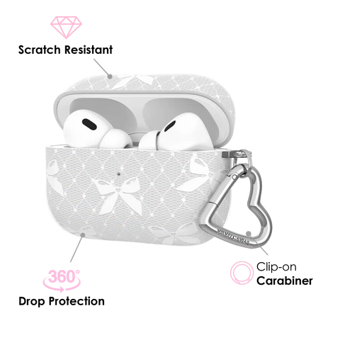 Vintage Lace Bows AirPod Case