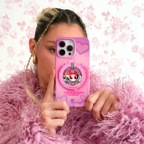 The Powerpuff Girls Airbrush Hearts MagSafe Grip Ring