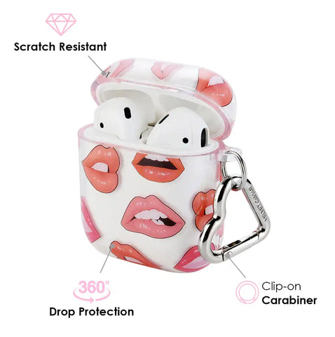 Nude Lips Airpods Case