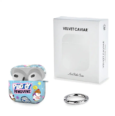 Pudgy Penguins Iceberg Glitter AirPod Case