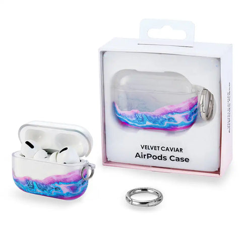 Geode Glitter Airpods Case