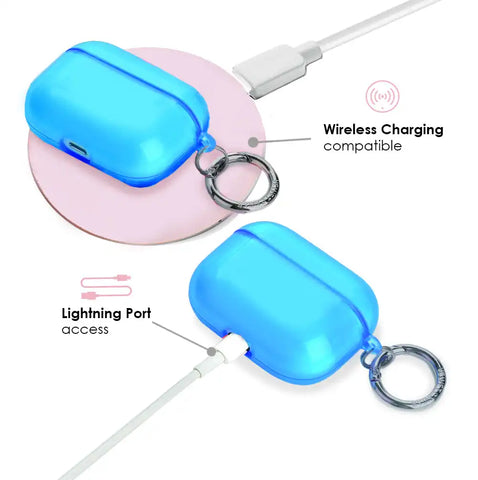 Neon Blue AirPod Case