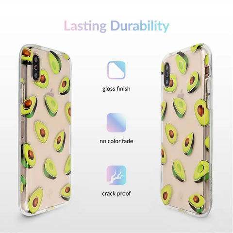 Avocado Clear iPhone Case