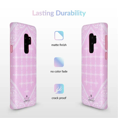 Pink Bandana iPhone Case by Kendall Vertes