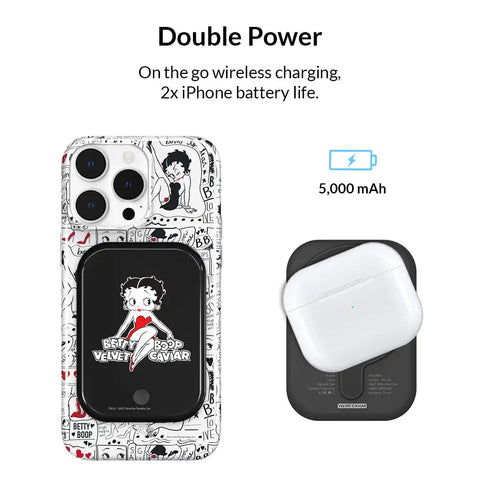 Betty Boop Boop-Oop-a-Doop Portable MagSafe Charger Power Pack