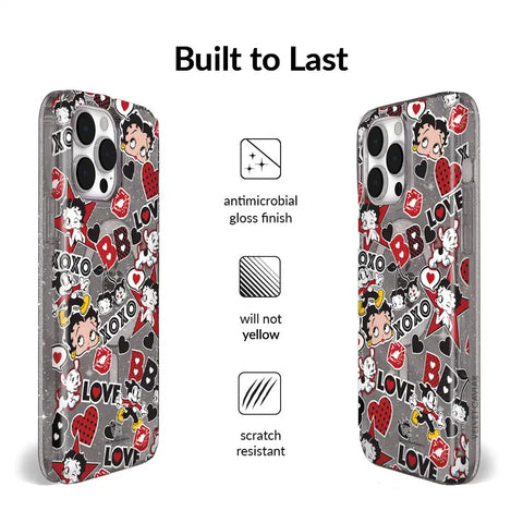 Betty Boop Sassy Glitter iPhone Case