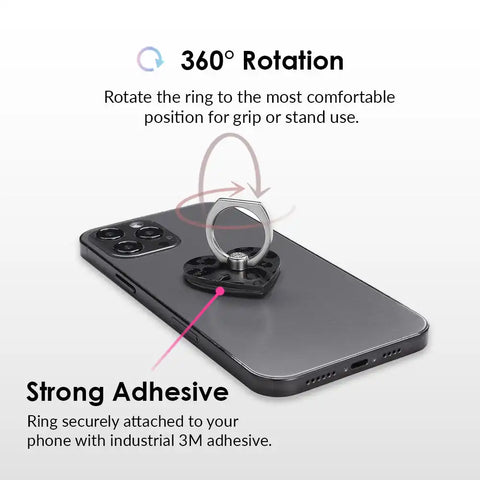 Black Leopard Phone Ring