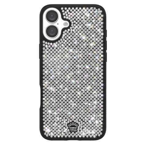 Black Caviar Crystals iPhone Case