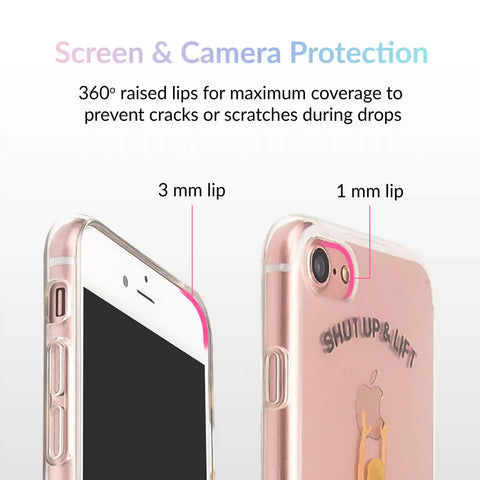 Shut Up & Lift iPhone Case Blonde Hair