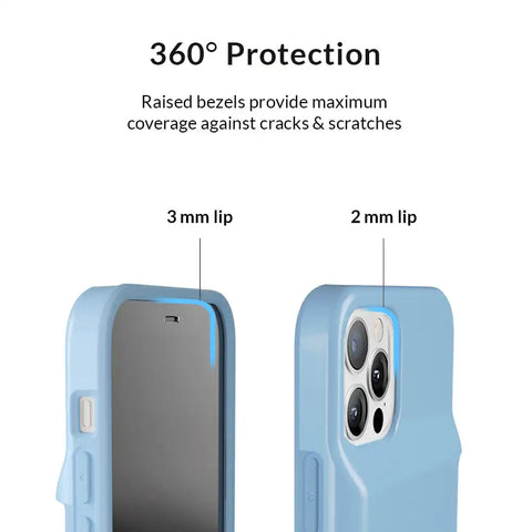 Light Blue iPhone Wallet Case
