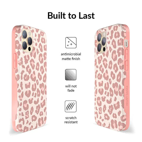 Blush Leopard iPhone Case