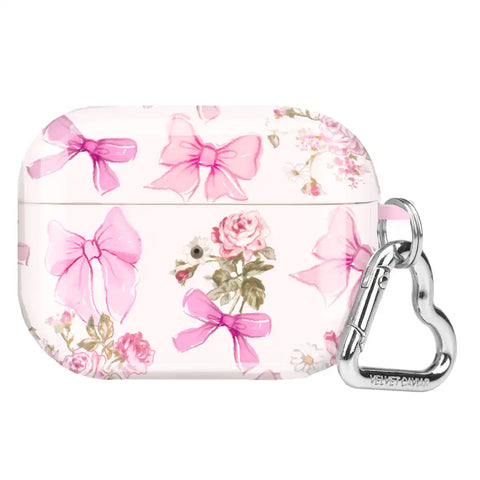 Posie Pink Bow AirPod Case