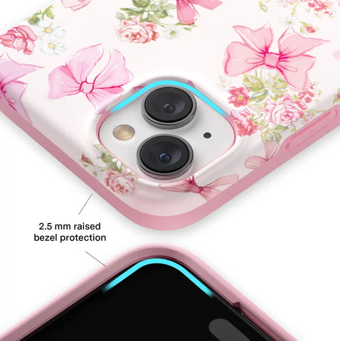 Posie Pink Bow iPhone Case