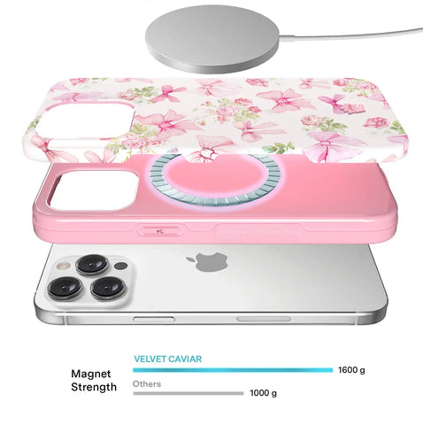Posie Pink Bow iPhone Case