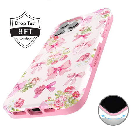 Posie Pink Bow iPhone Case