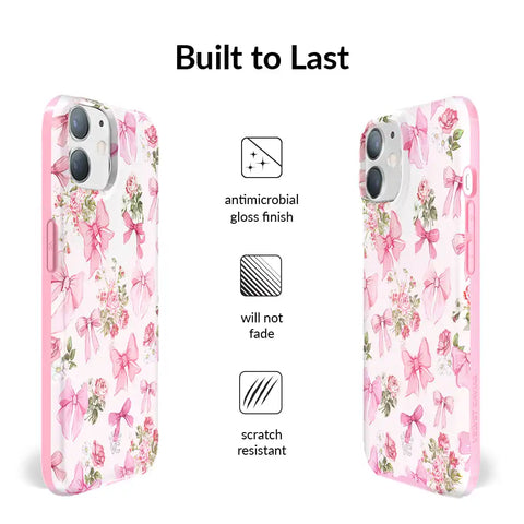 Posie Pink Bow iPhone Case