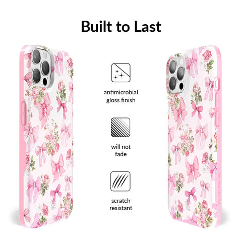 Posie Pink Bow iPhone Case