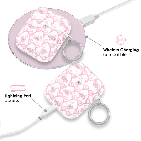 Lovely Pink Bows AirPod Case