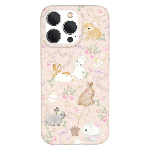Bunnies & Bows iPhone Case