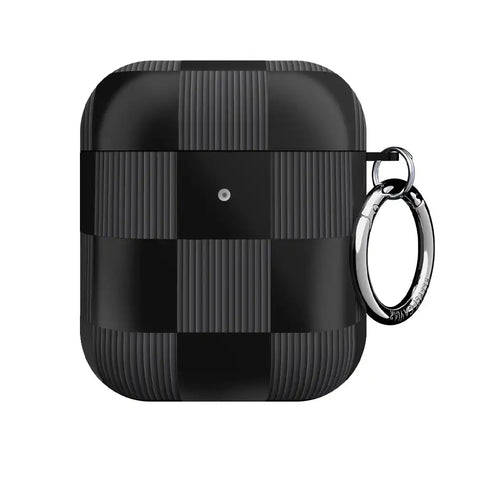 Noir Vibe Checkered AirPod Case