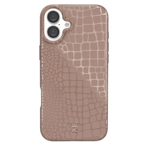 Khaki Croc iPhone Case