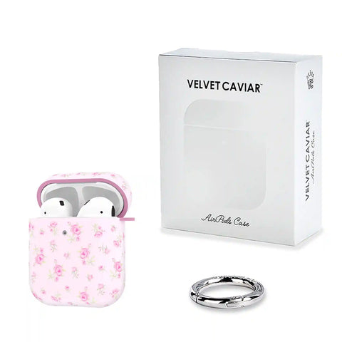 Dainty Pink Floral AirPod Case