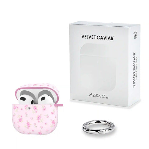 Dainty Pink Floral AirPod Case