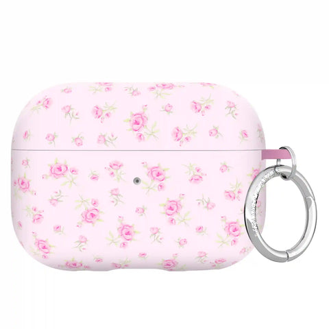 Dainty Pink Floral AirPod Case