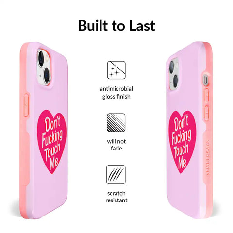 Don't F Touch Me iPhone Case