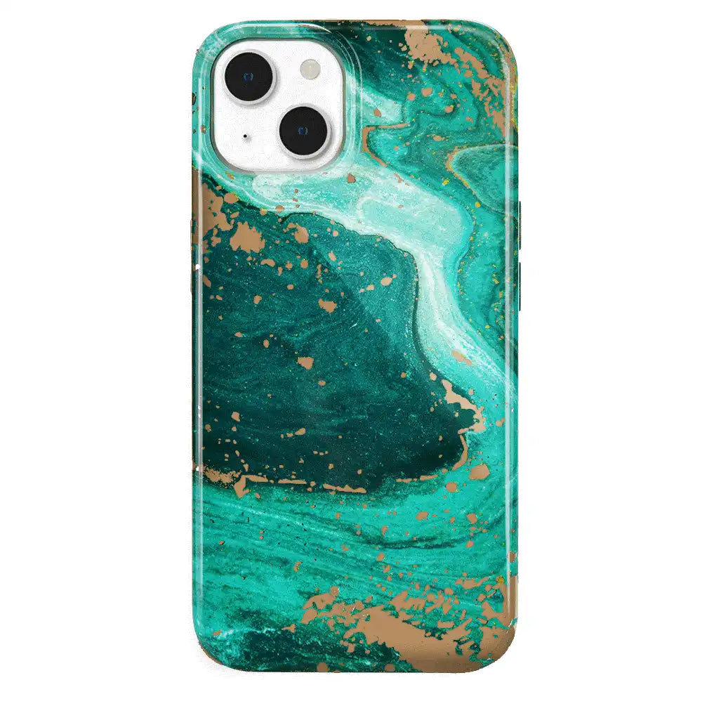 Emerald Marble iPhone Case