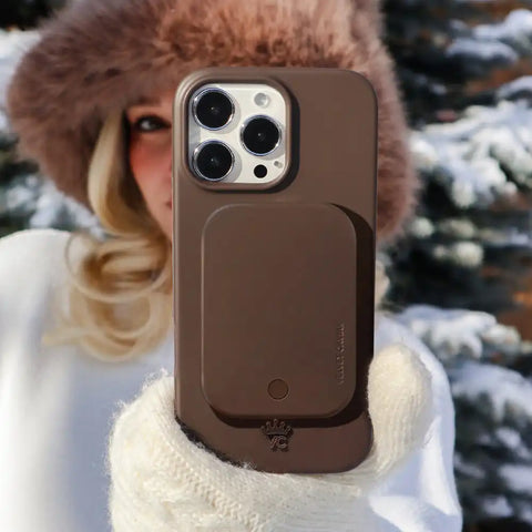 Espresso Brown Portable MagSafe Charger Power Pack