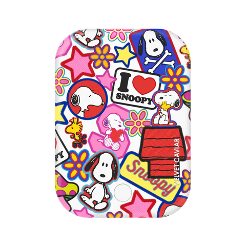 Snoopy Patchwork Portable MagSafe Charger Power Pack
