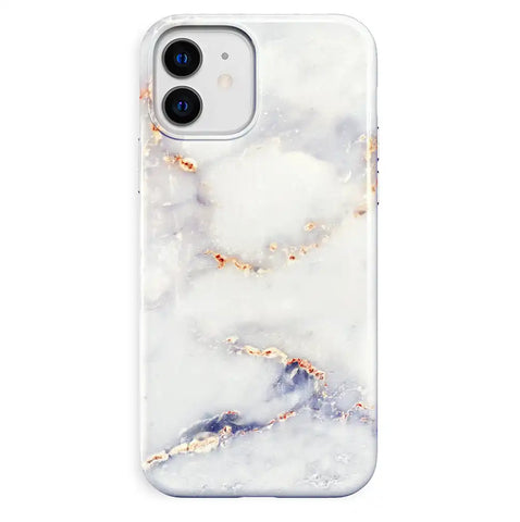 Gray Clouds Marble iPhone Case