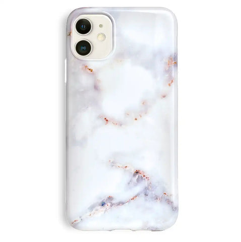 Gray Clouds Marble iPhone Case