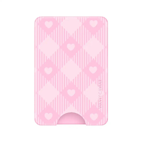 Dolly Pink Gingham MagSafe Wallet