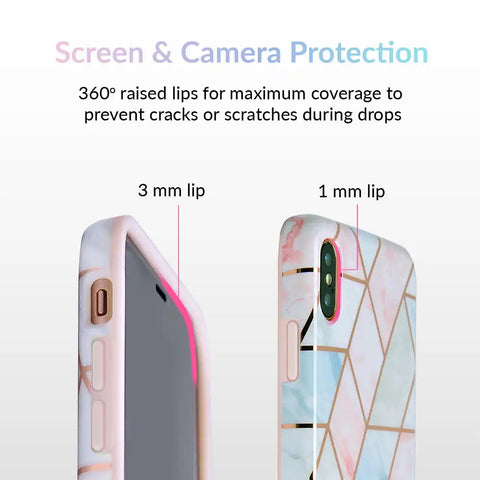 Geometric Marble iPhone Case