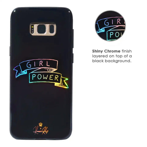 Girl Power iPhone Case by Kendall Vertes