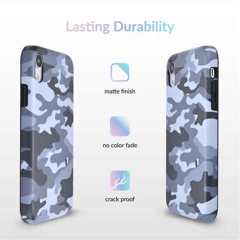 Gray Camo iPhone Case