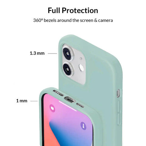 Mint Silicone iPhone Case