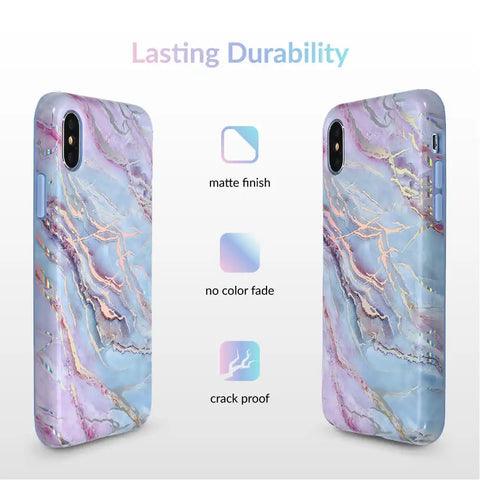Holo Moonstone Marble iPhone Case