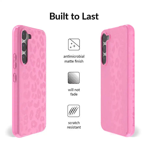 Hot Pink Leopard Samsung Case