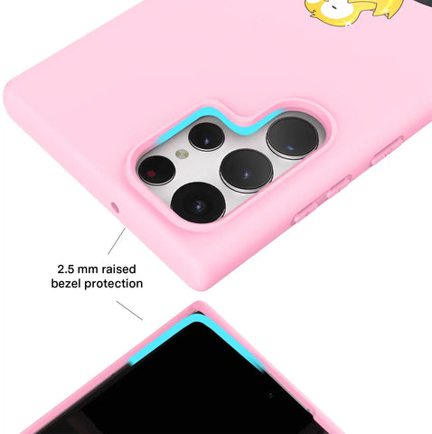 Pudgy Penguins Positive Pink Samsung Case