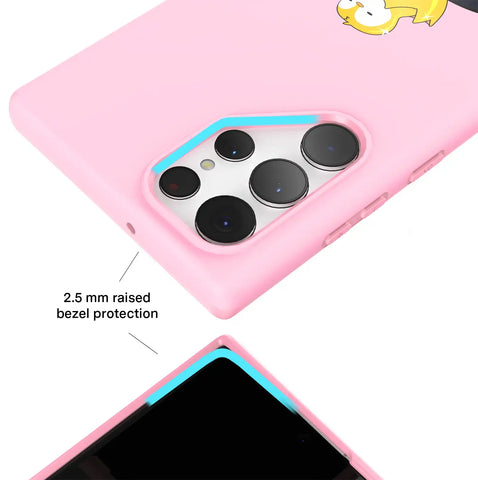 Pudgy Penguins Positive Pink Samsung Case
