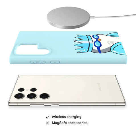 Pudgy Penguins Polar Blue Samsung Case