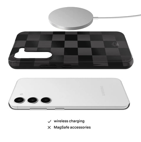 Noir Vibe Checkered Samsung Case