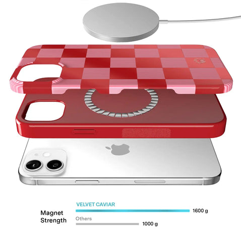Rose Vibe Checkered iPhone Case