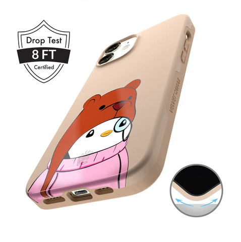 Pudgy Penguins Huddle Up iPhone Case