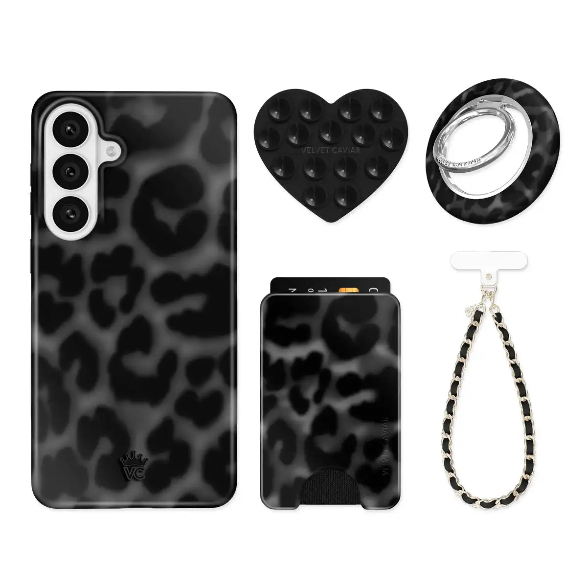 It Girl Black Leopard Samsung Bundle