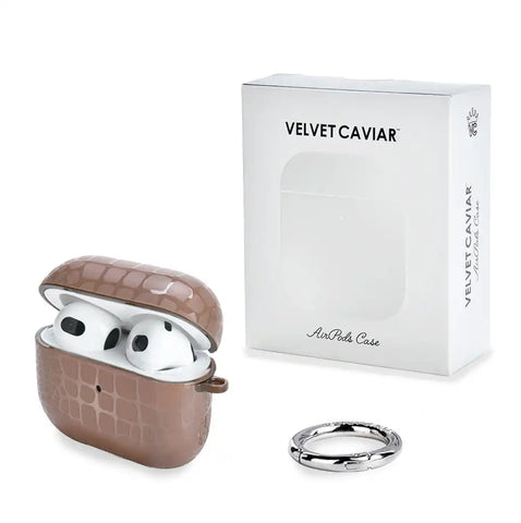 Khaki Croc AirPod Case
