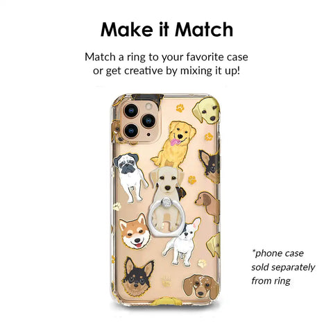 Yellow Lab Phone Ring